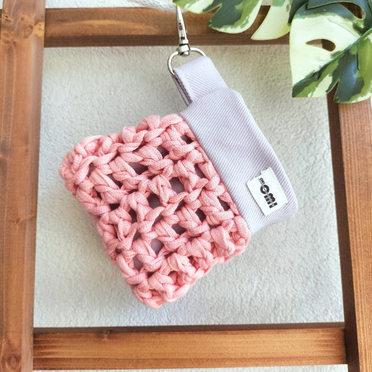 In-Ear Headphones Cover Rose & Violet Crochet