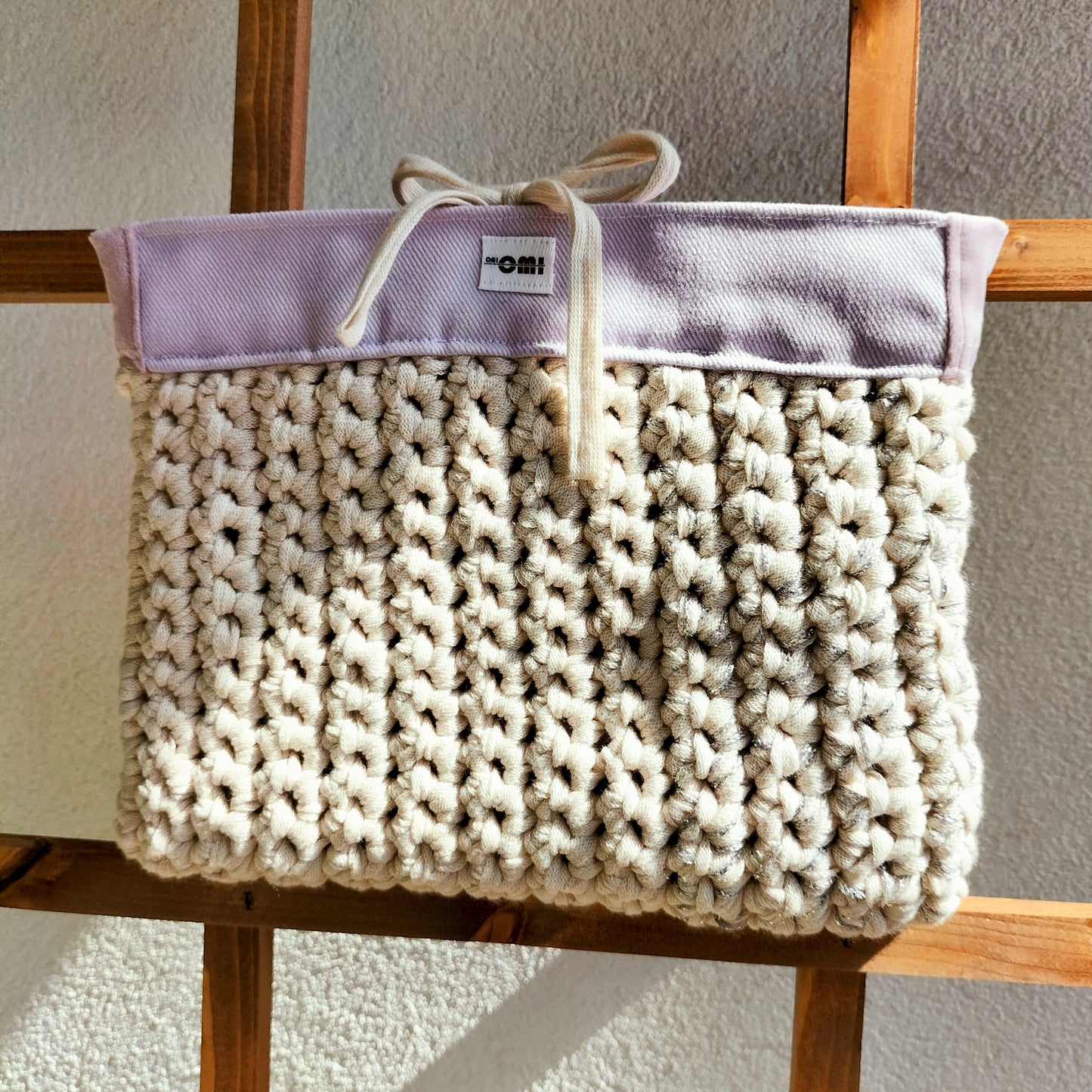 Book Cover Violet & Beige