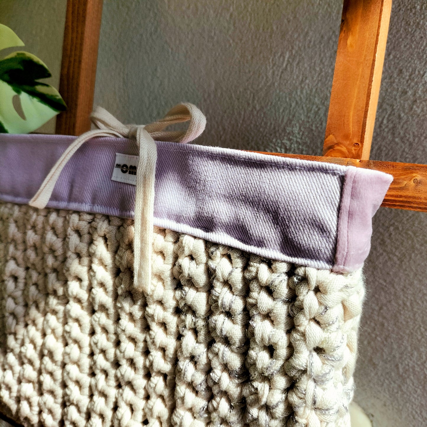 Book Cover Violet & Beige