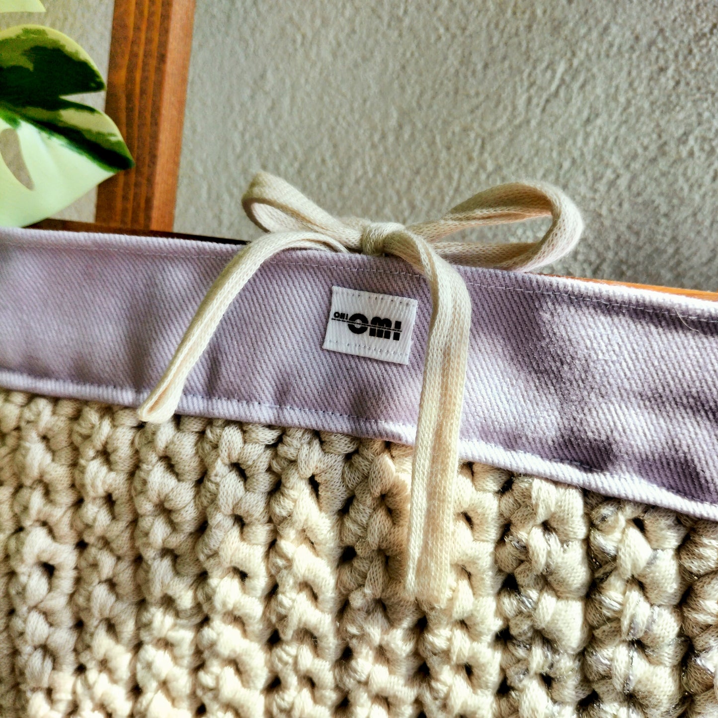 Book Cover Violet & Beige