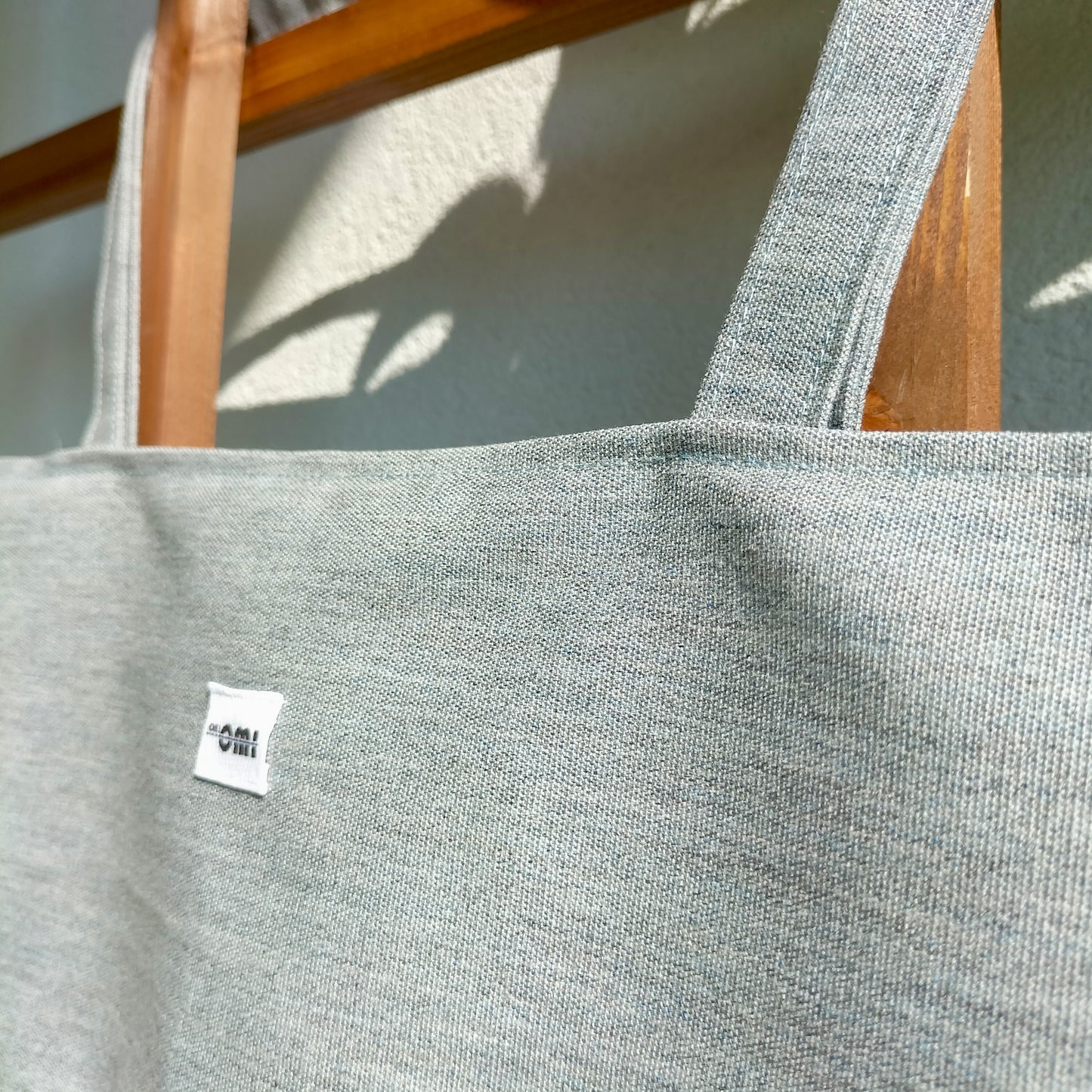 Tote Bag Peach & Gray