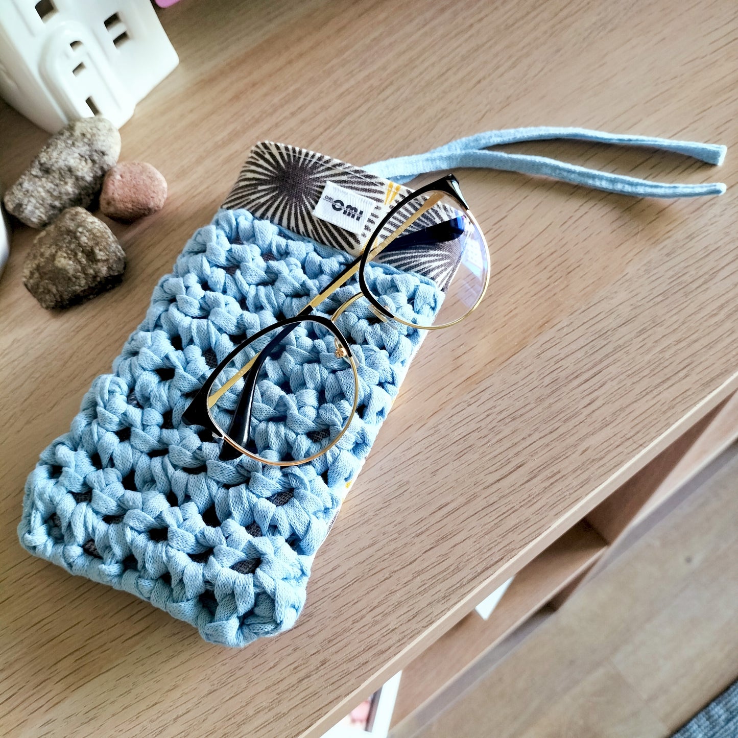 Glasses Cover Sky Blue & Sun