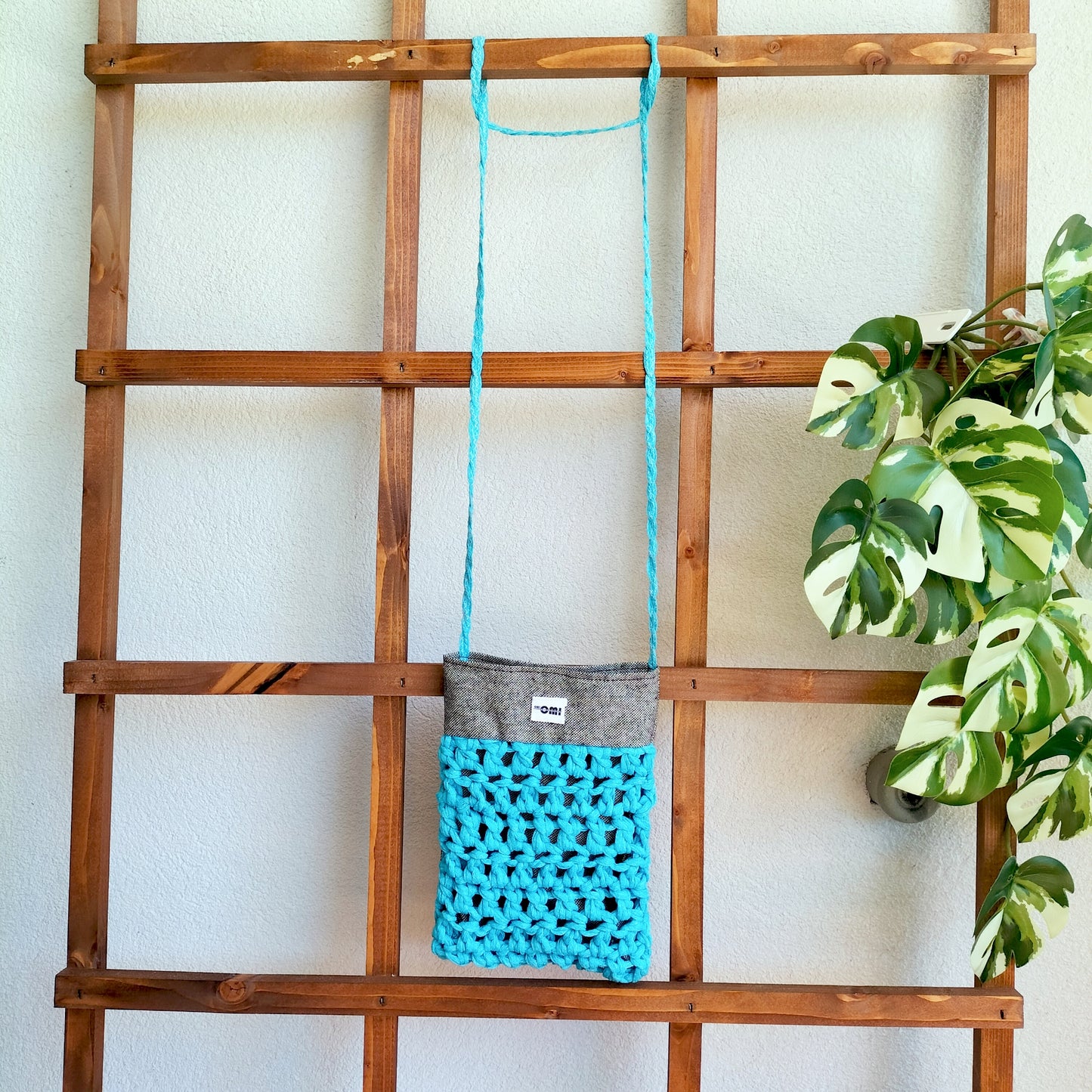 Mini Bag Blue & Grey
