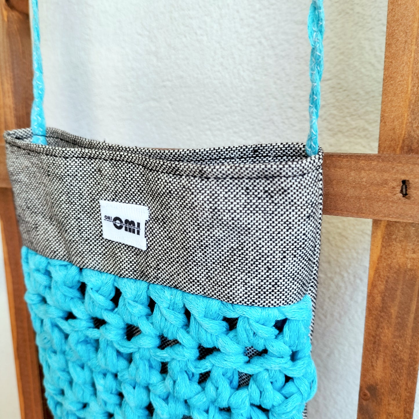 Mini Bag Blue & Grey