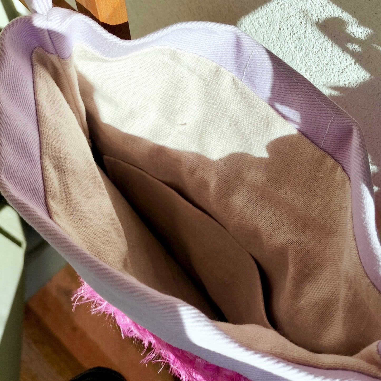 Small Bag Shaggy Pink