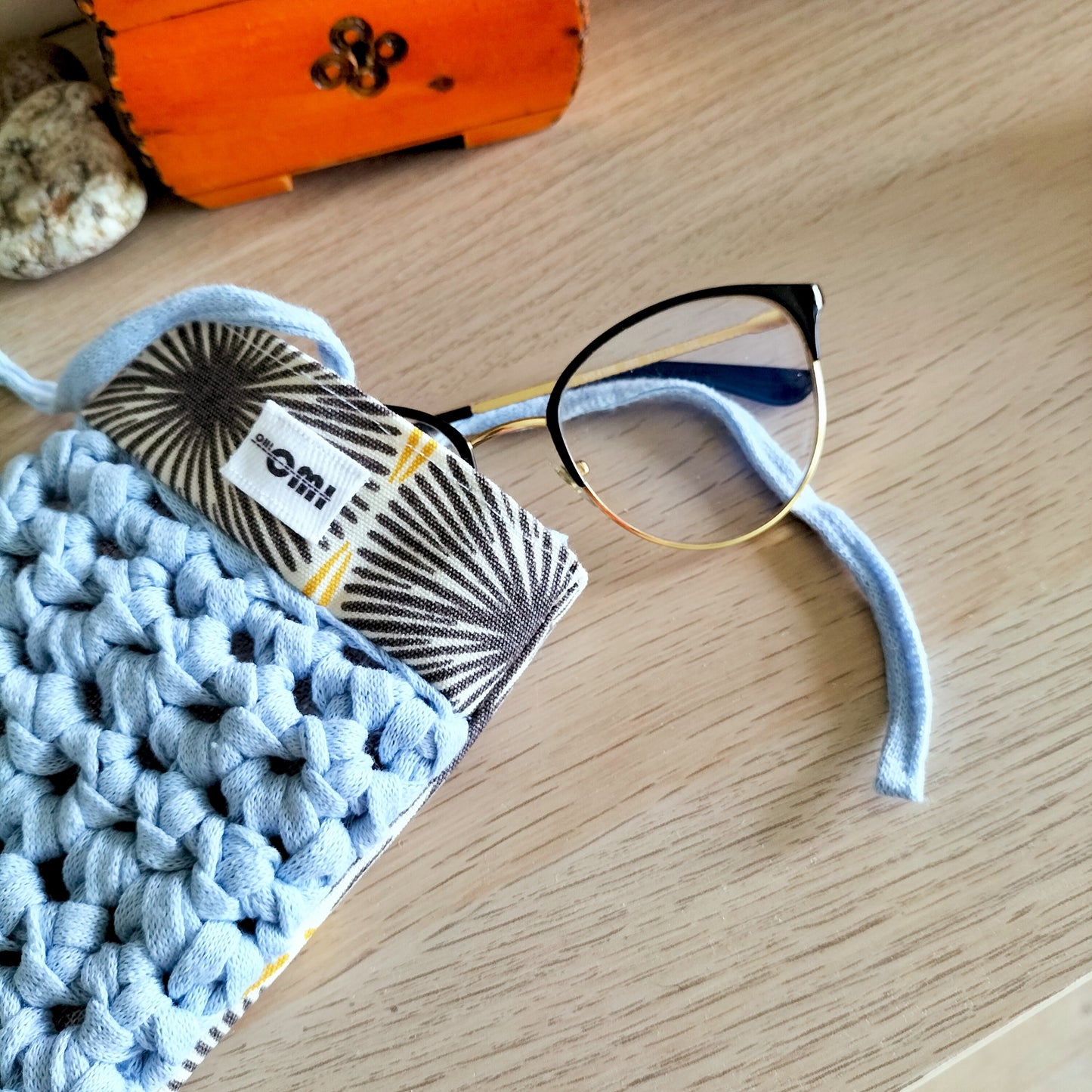 Glasses Cover Sky Blue & Sun