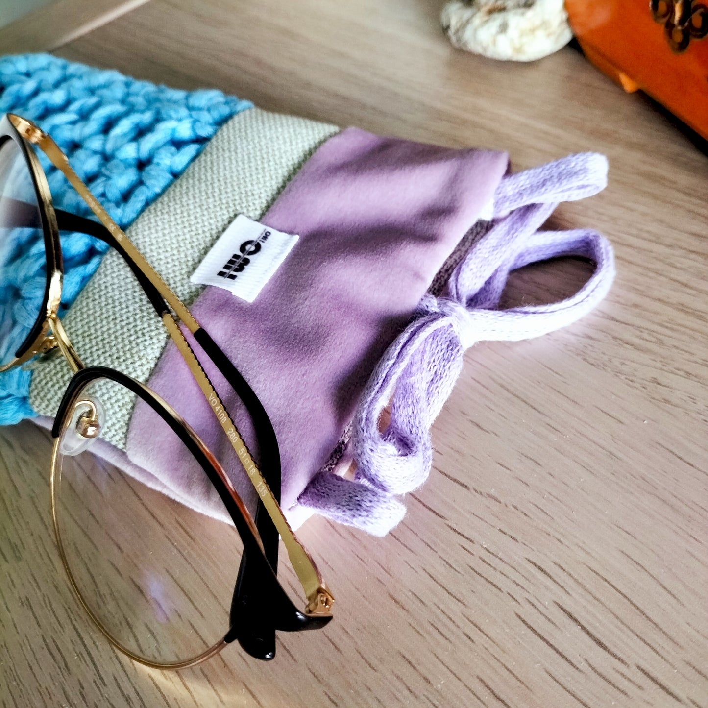 Glasses Cover Blues & Violet & Green