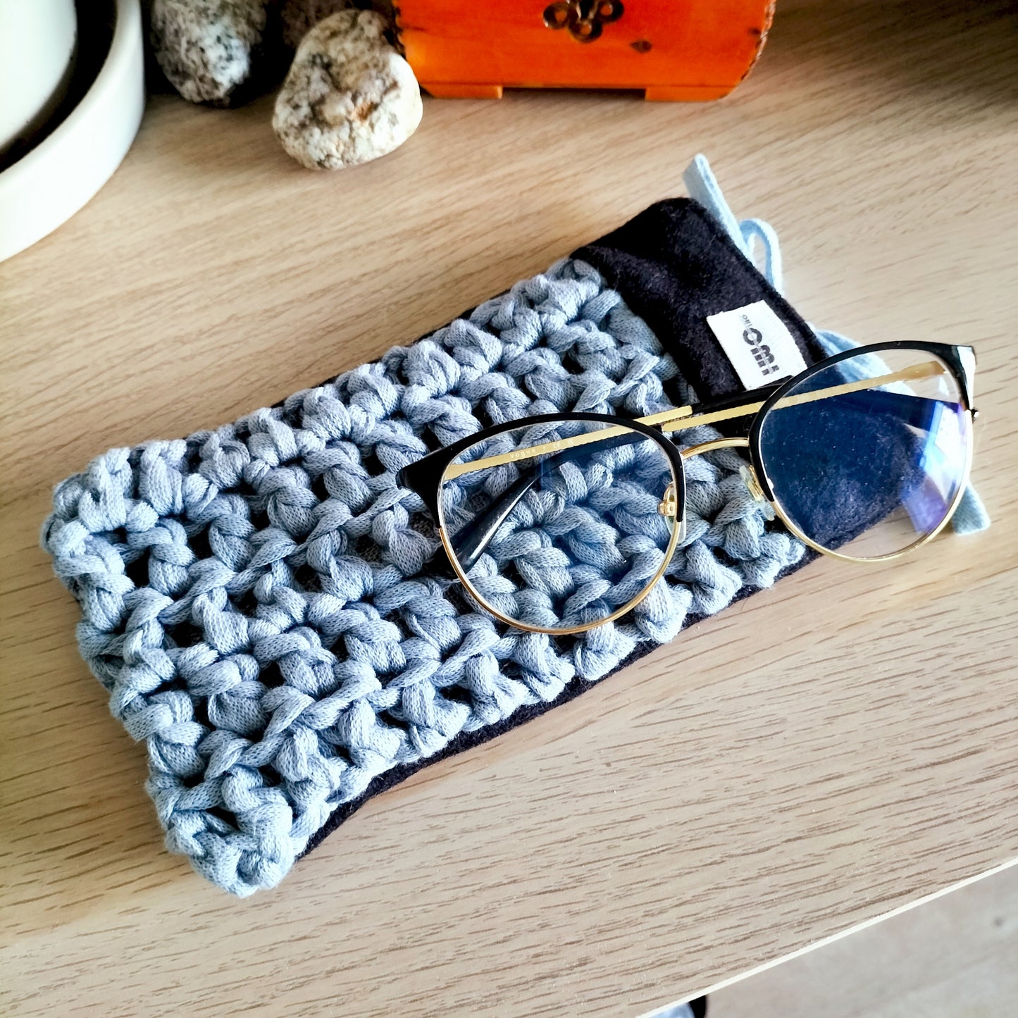 Glasses Cover Gray & Blue
