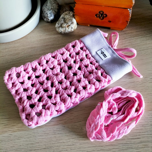 Glasses Cover Pink & Violet Crochet