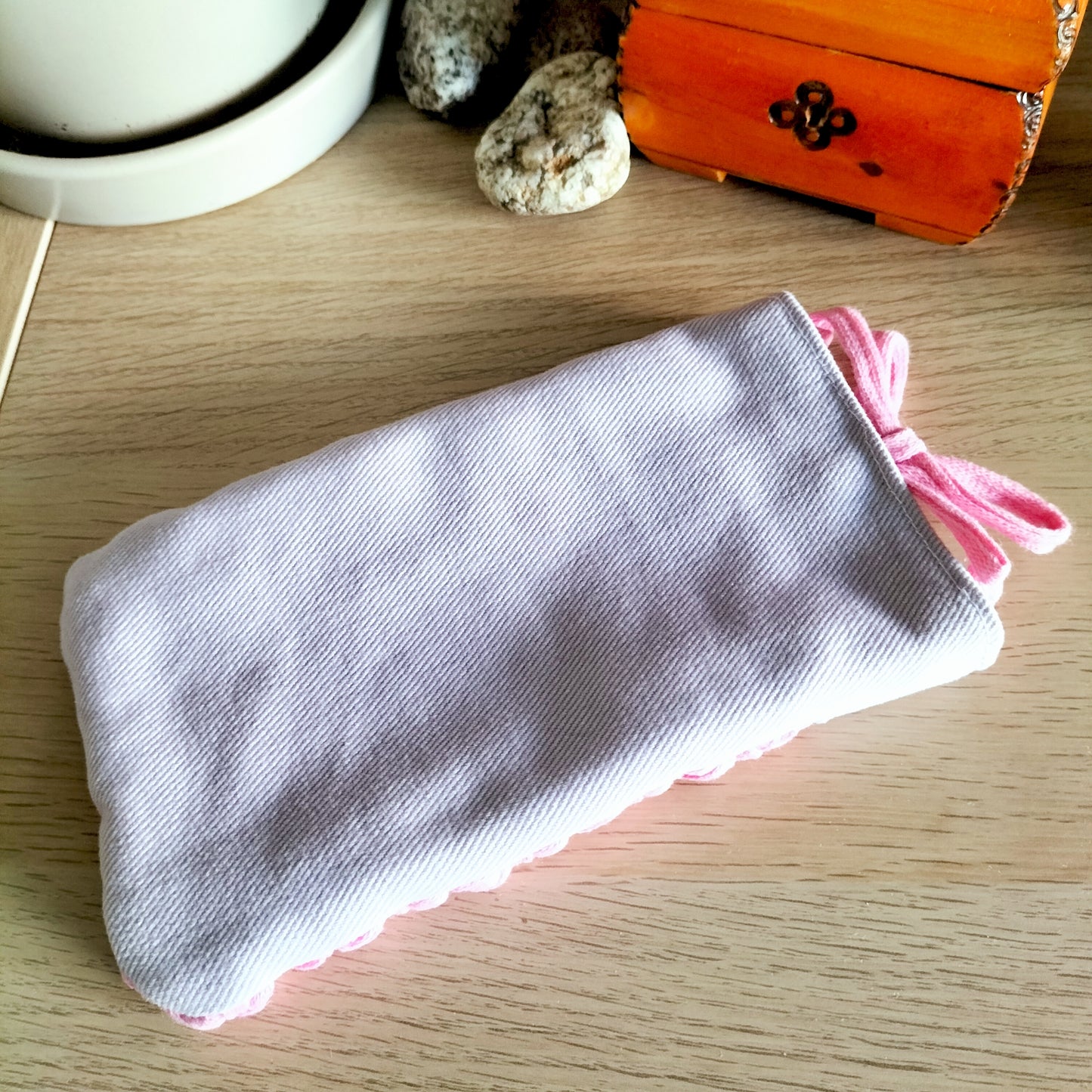 Glasses Cover Pink & Violet Crochet