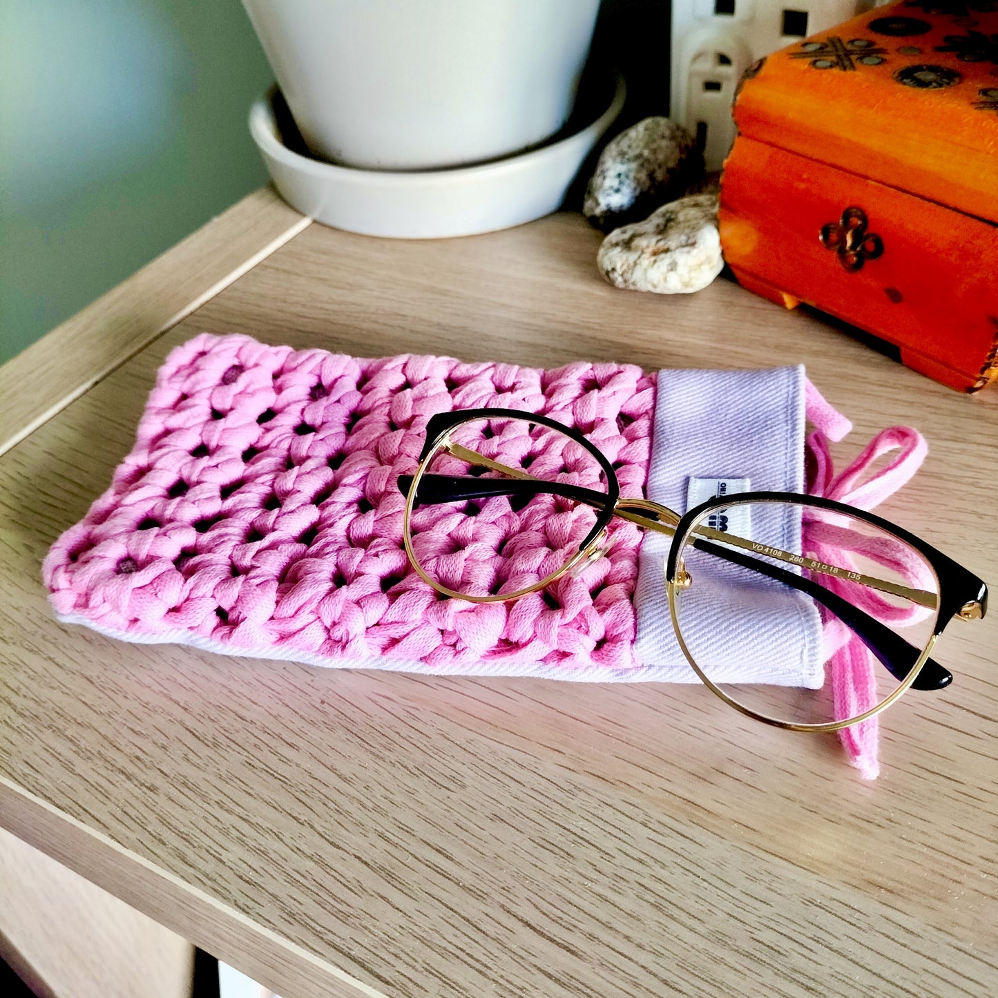 Glasses Cover Pink & Violet