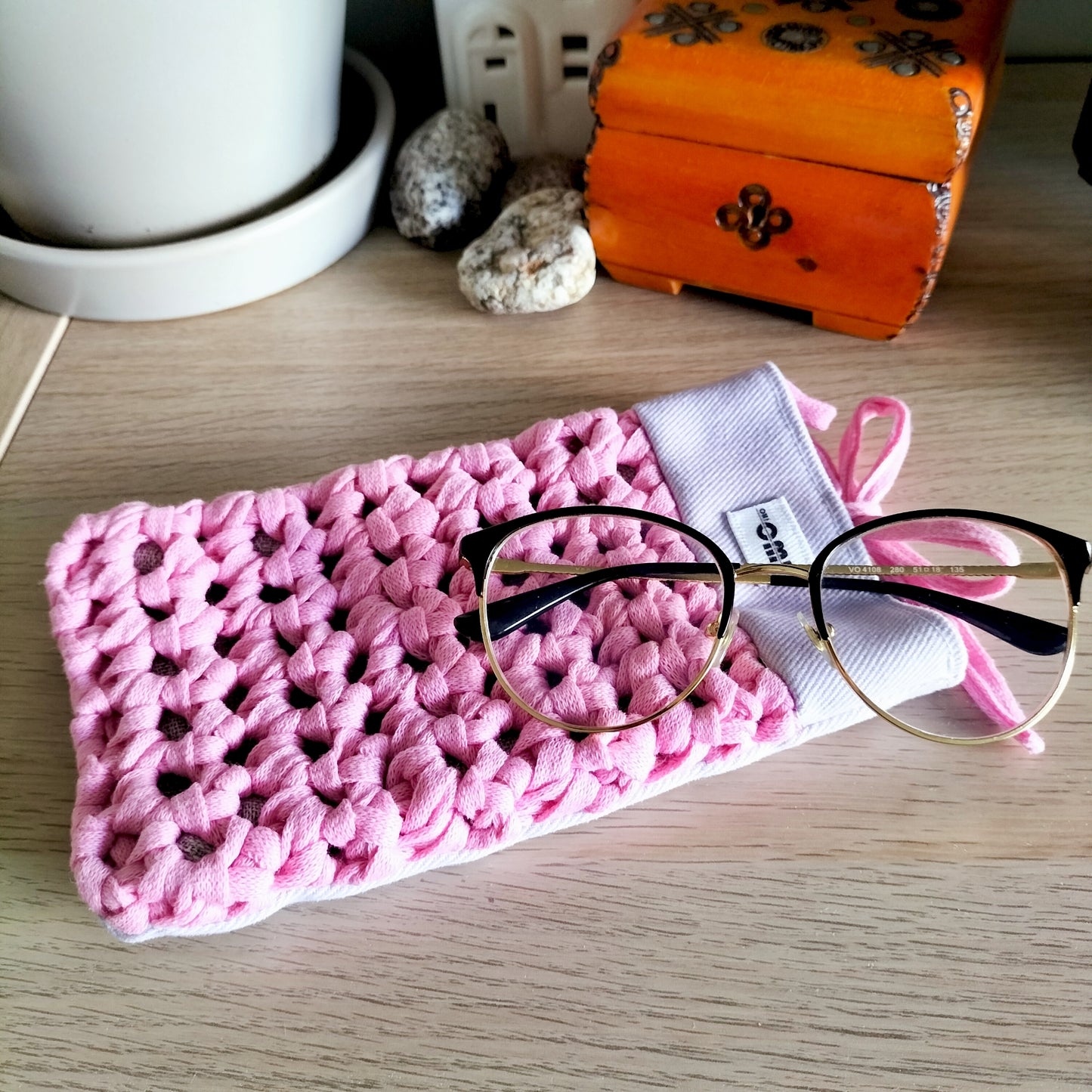 Glasses Cover Pink & Violet