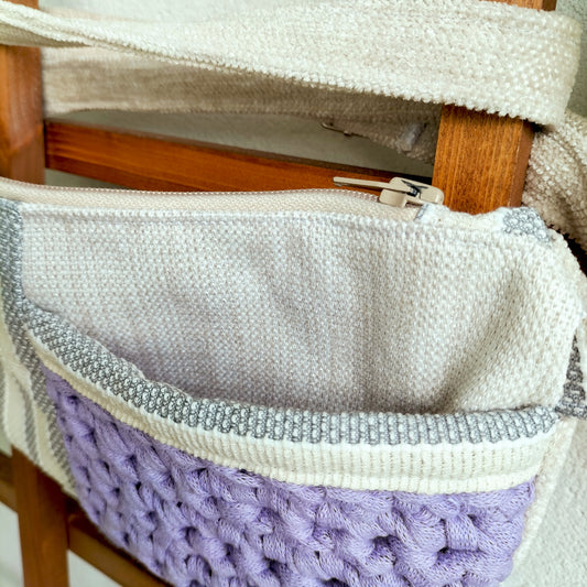 Bum Bag Violet Crochet Waist Bag
