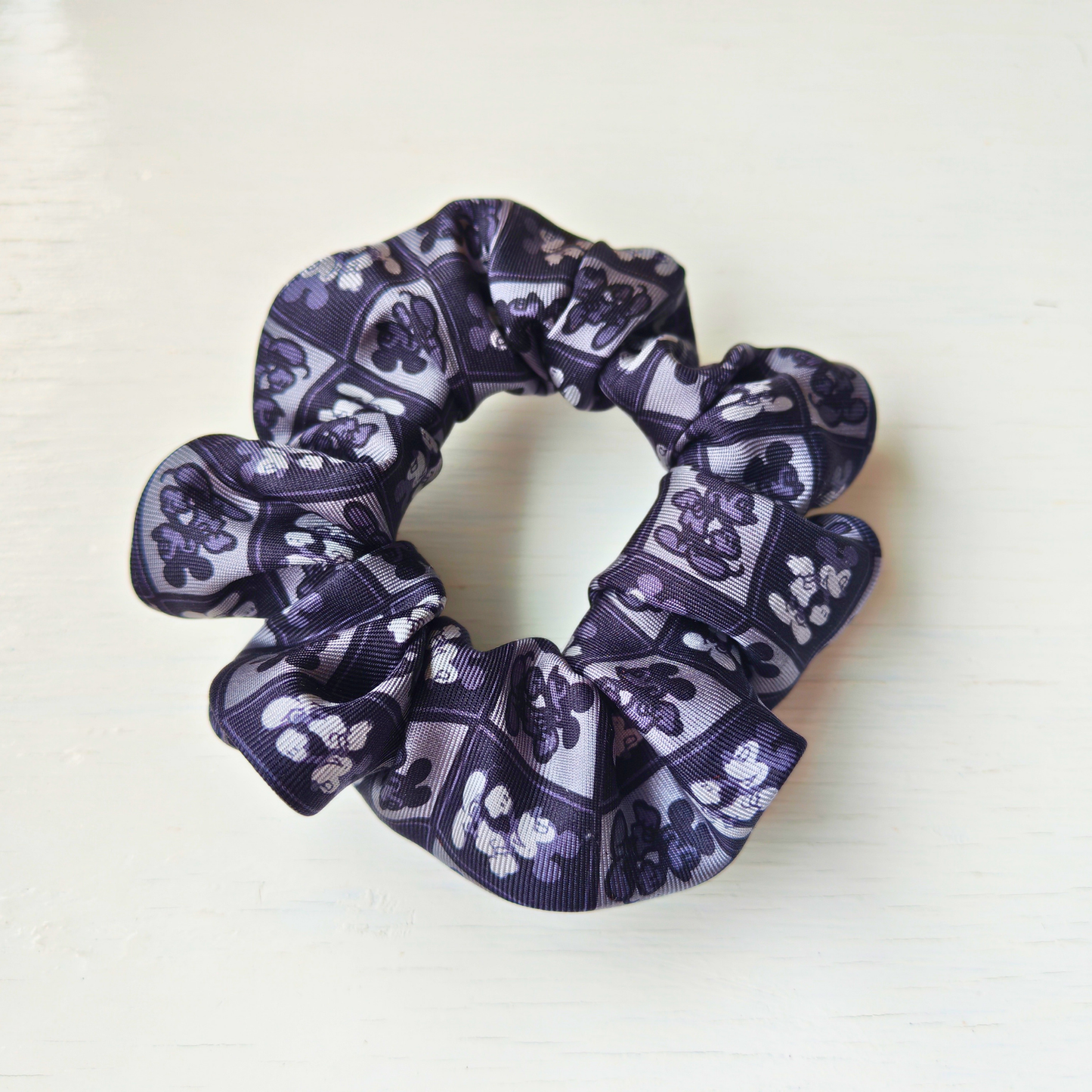The Collector - Medium 100% Silk Scrunchie Upcycled