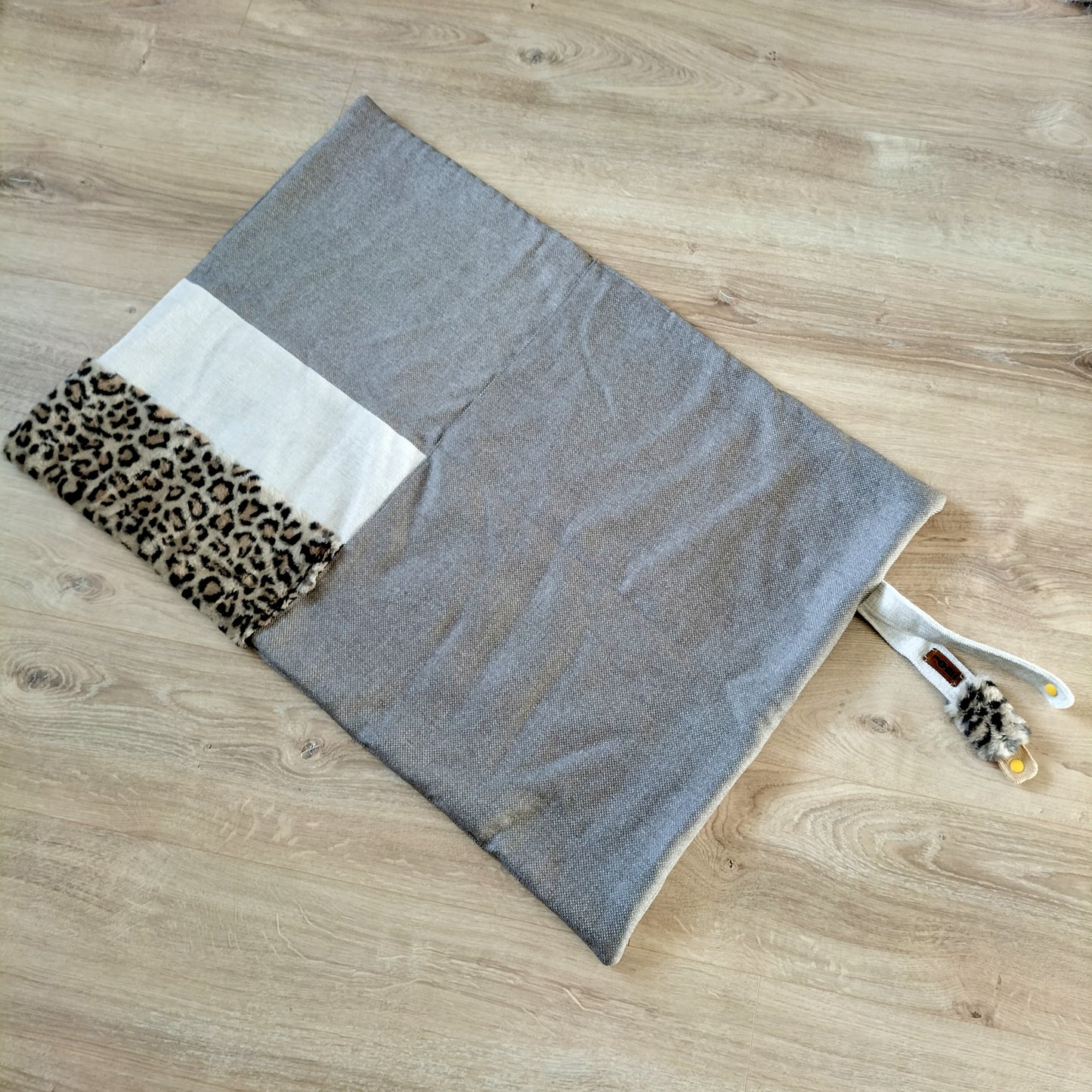 Dog Travel Mat Leopard & Earth Brown M/L