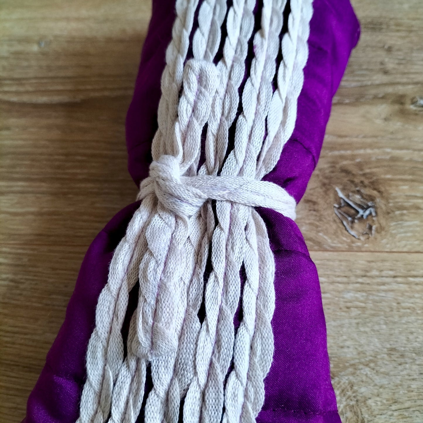 Dog Travel Mat Purple & Beige XS