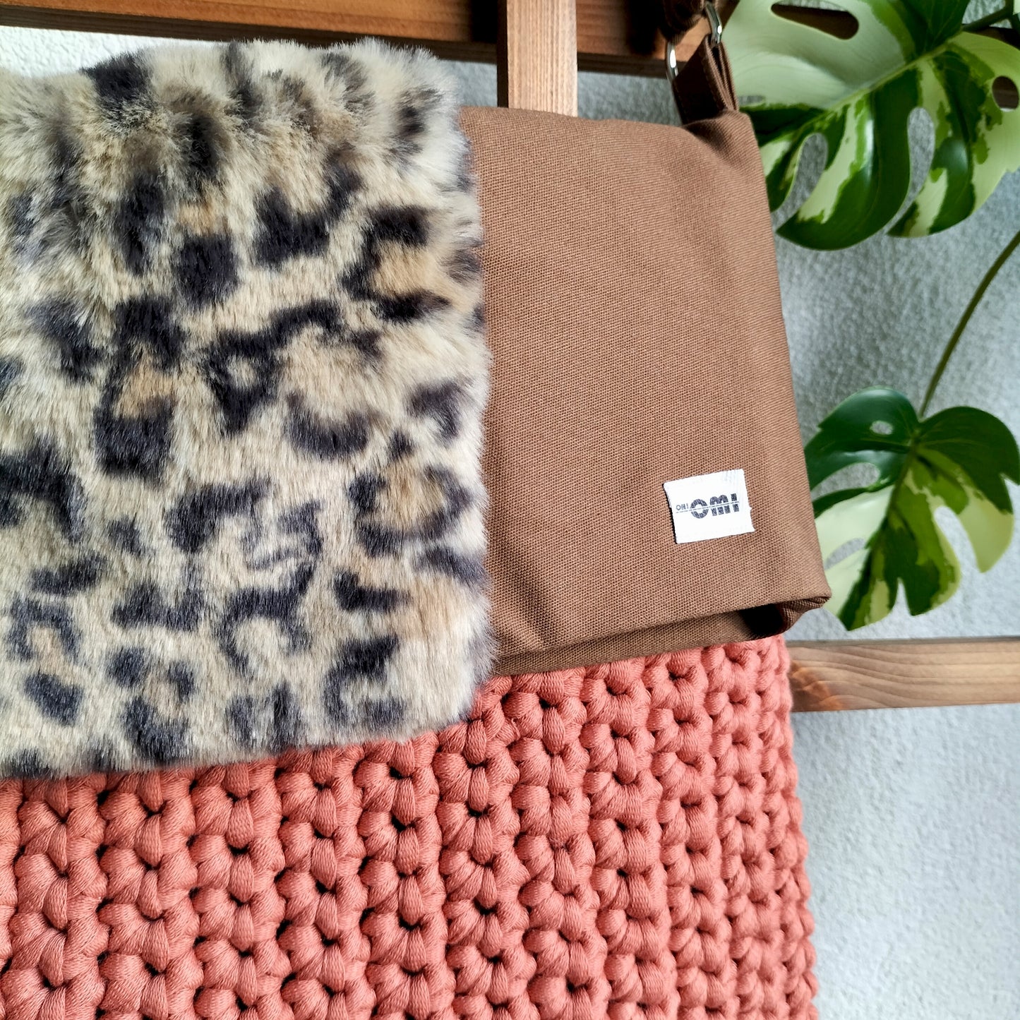 Tote Bag Leopard & Orange