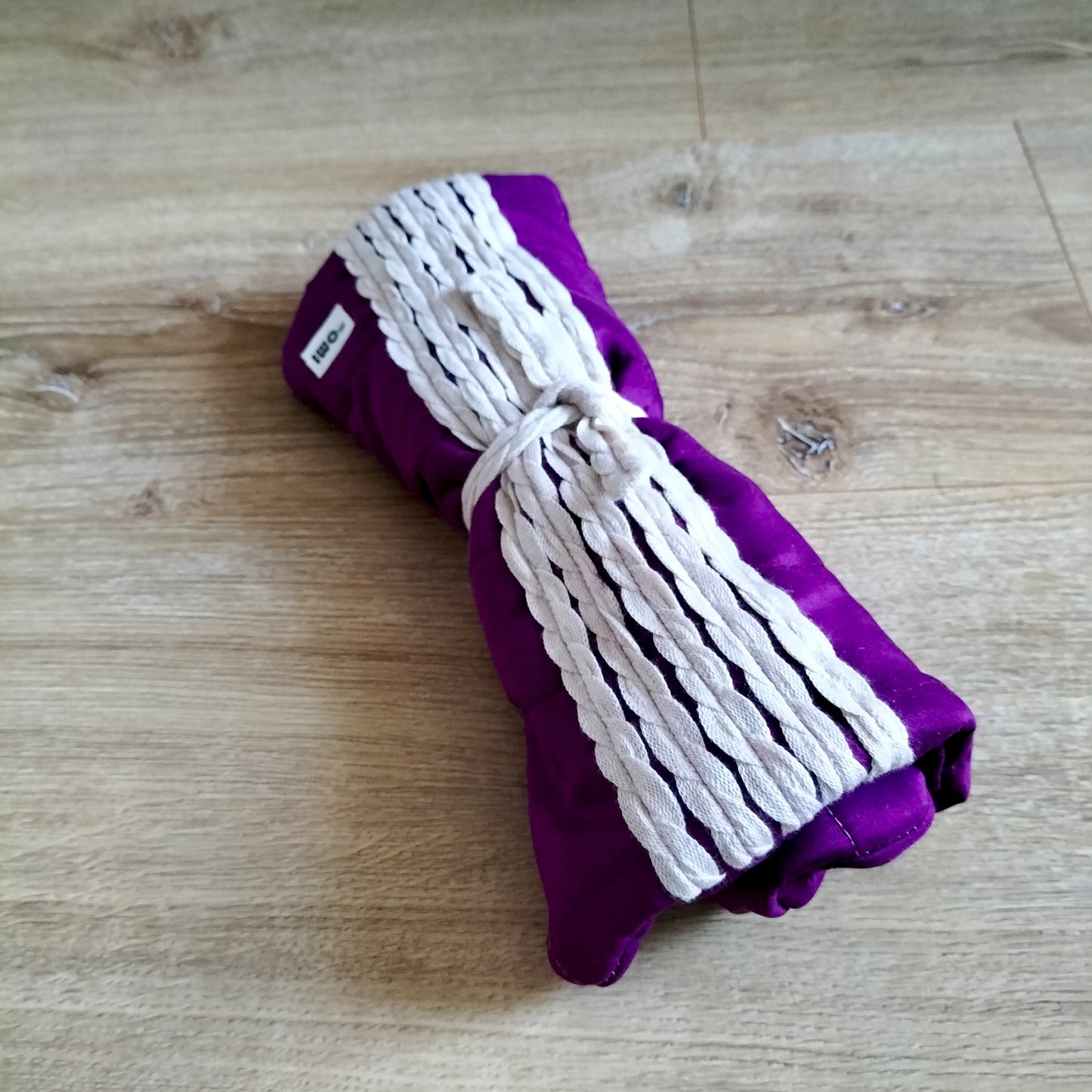 Dog Travel Mat Purple & Beige XS