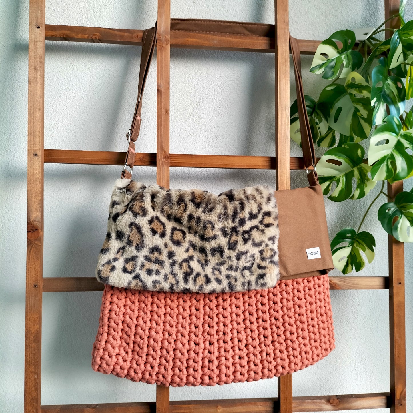 Tote Bag Leopard & Orange