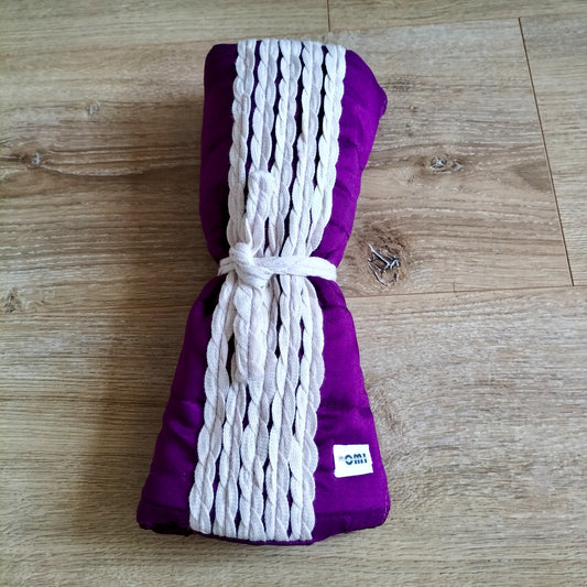 Dog Travel Mat Purple & Beige XS