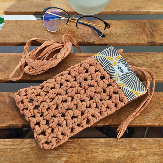 Glasses Cover Caramel Crochet