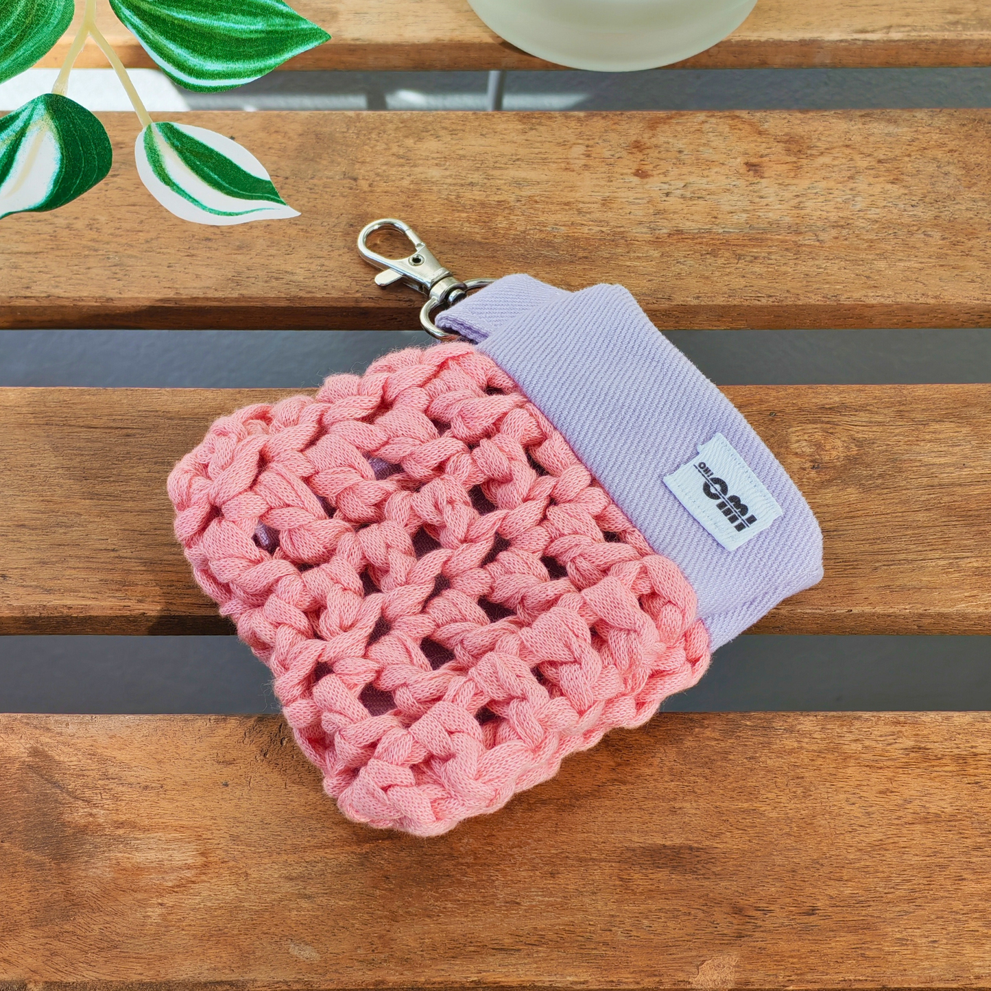 In-Ear Headphones Cover Rose & Violet Crochet
