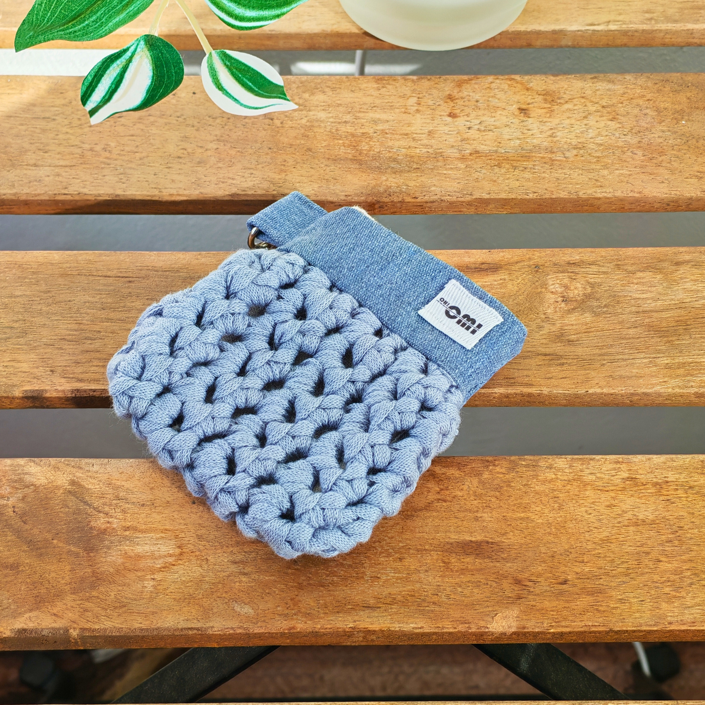 In-Ear Headphones Cover Navy Crochet