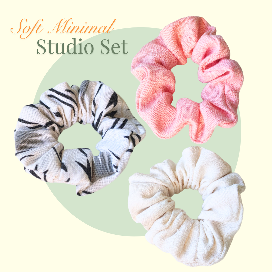 Scrunchie Mini Cotton (SET OF 3)