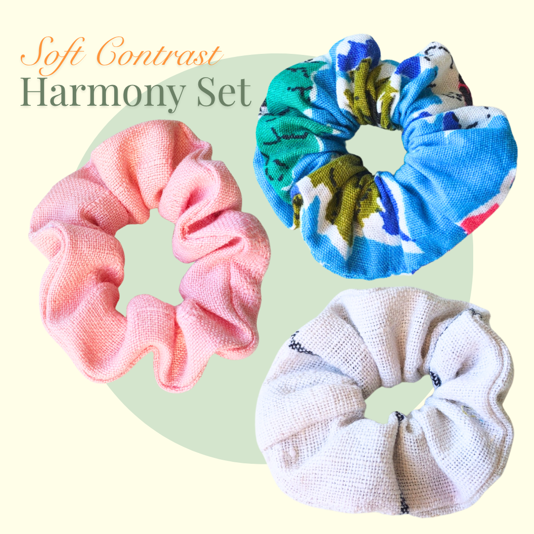 Scrunchie Mini Cotton (SET OF 3)