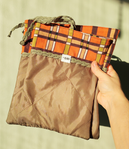 Book Sleeve Set – Upcycled Two-Piece Book Protection