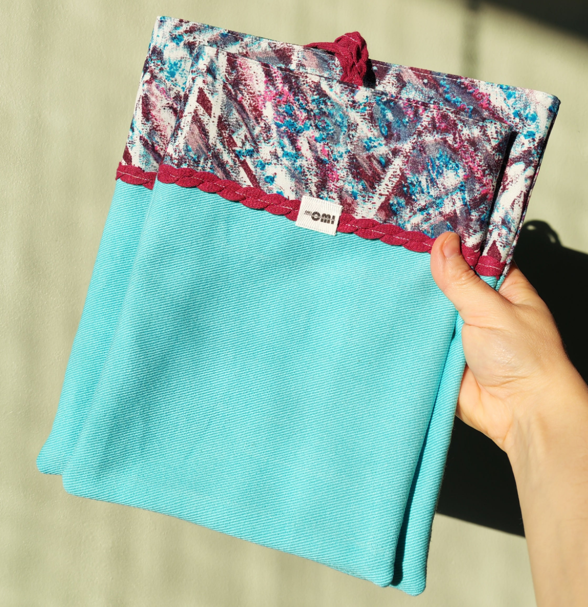 Book Sleeve Set – Upcycled Two-Piece Book Protection