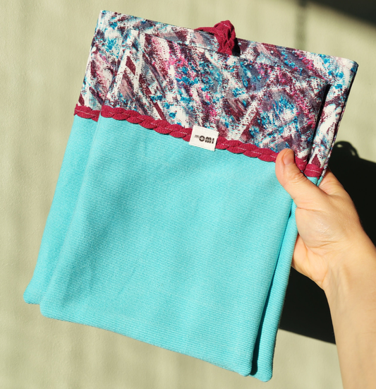 Book Sleeve Set – Upcycled Two-Piece Book Protection
