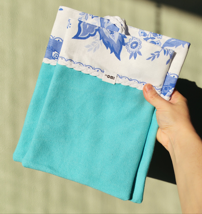 Book Sleeve Set – Upcycled Two-Piece Book Protection