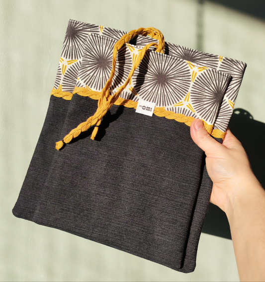Book Sleeve Set – Upcycled Two-Piece Book Protection