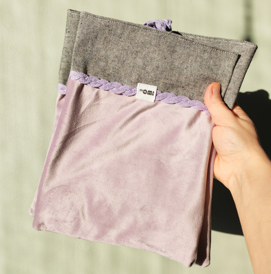 Book Sleeve Set – Upcycled Two-Piece Book Protection