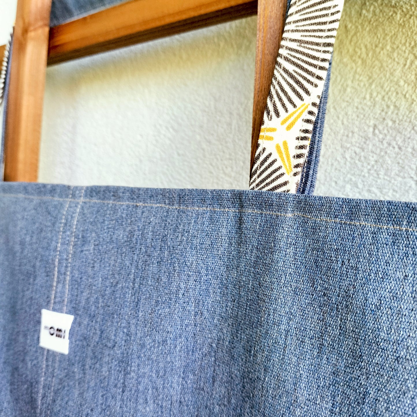 Tote Bag Burgundy, Navy & Sun Crochet