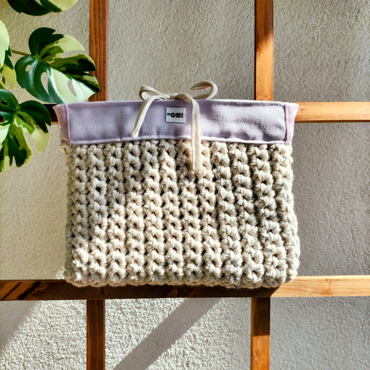 Book Cover Violet & Beige