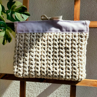 Book Cover Violet & Beige