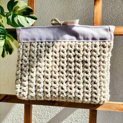 Book Cover Violet & Beige
