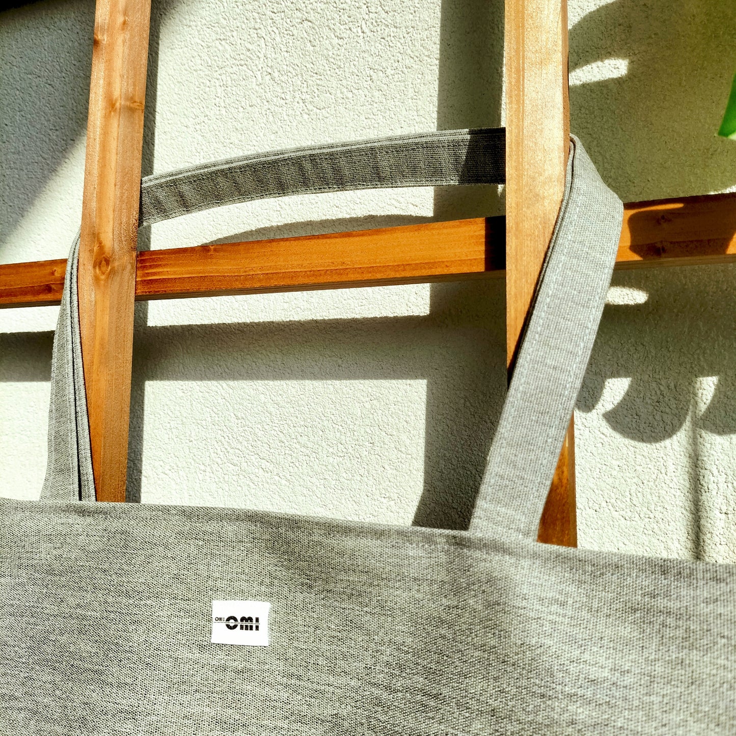 Tote Bag Gray Crochet