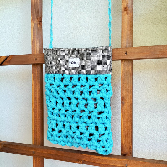 Mini Bag Blue & Grey
