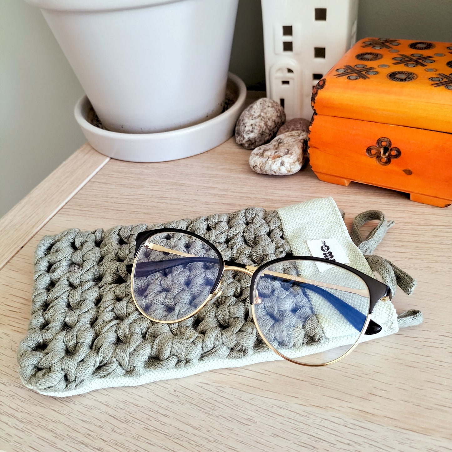 Glasses Cover Khaki