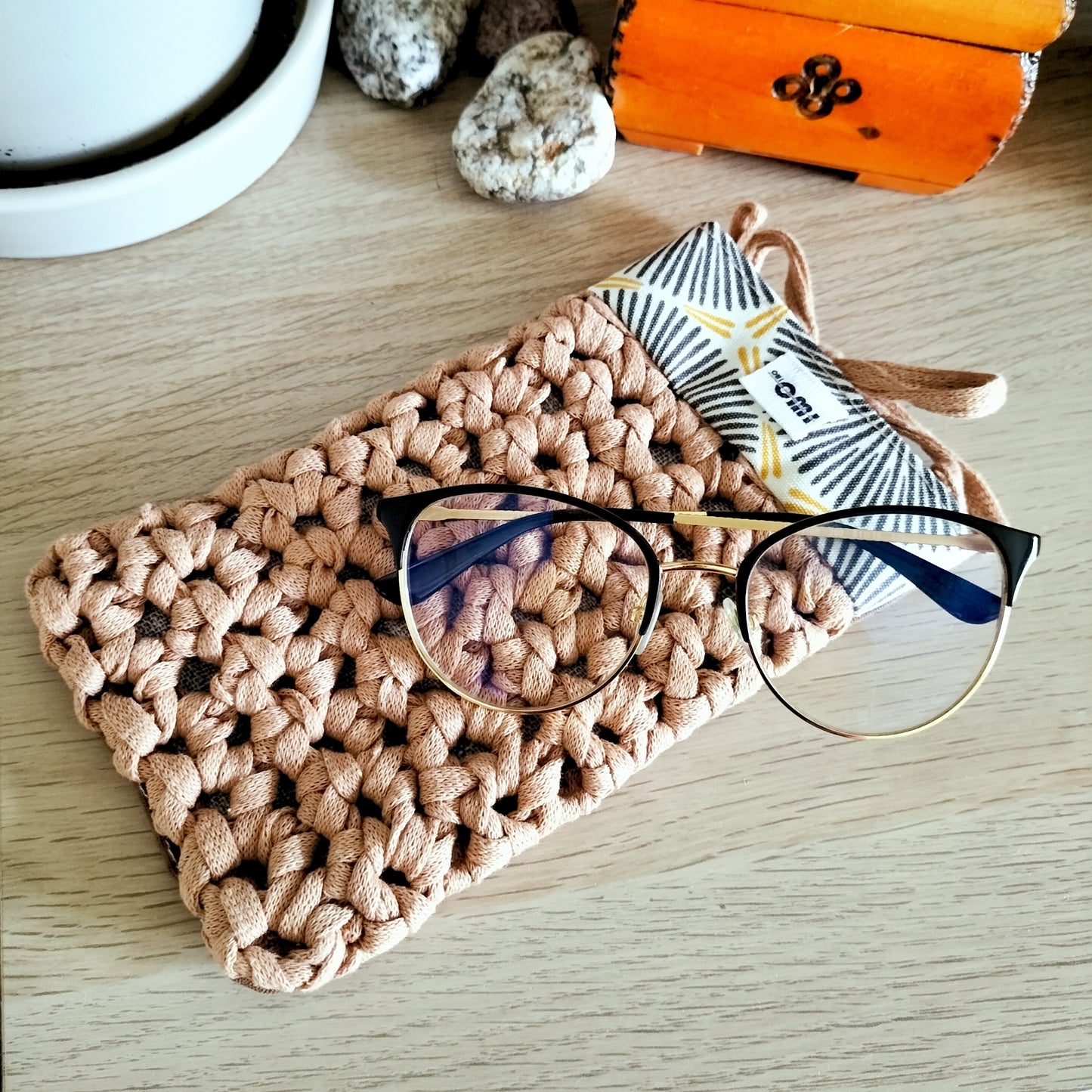 Glasses Cover Caramel