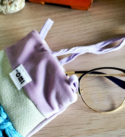 Glasses Cover Blues & Violet & Green