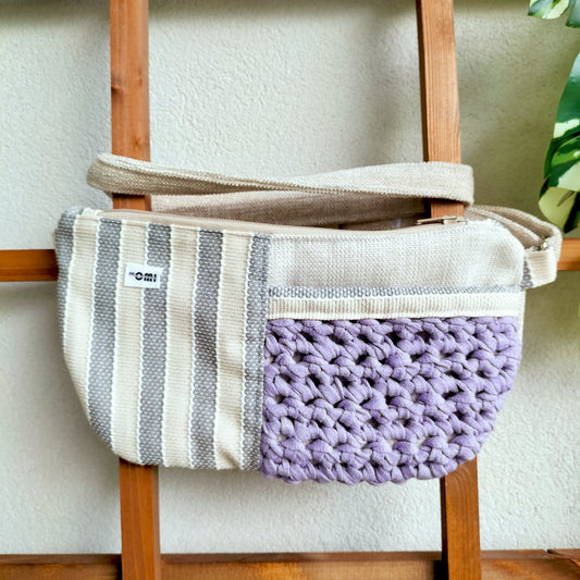 Bum Bag Violet Crochet