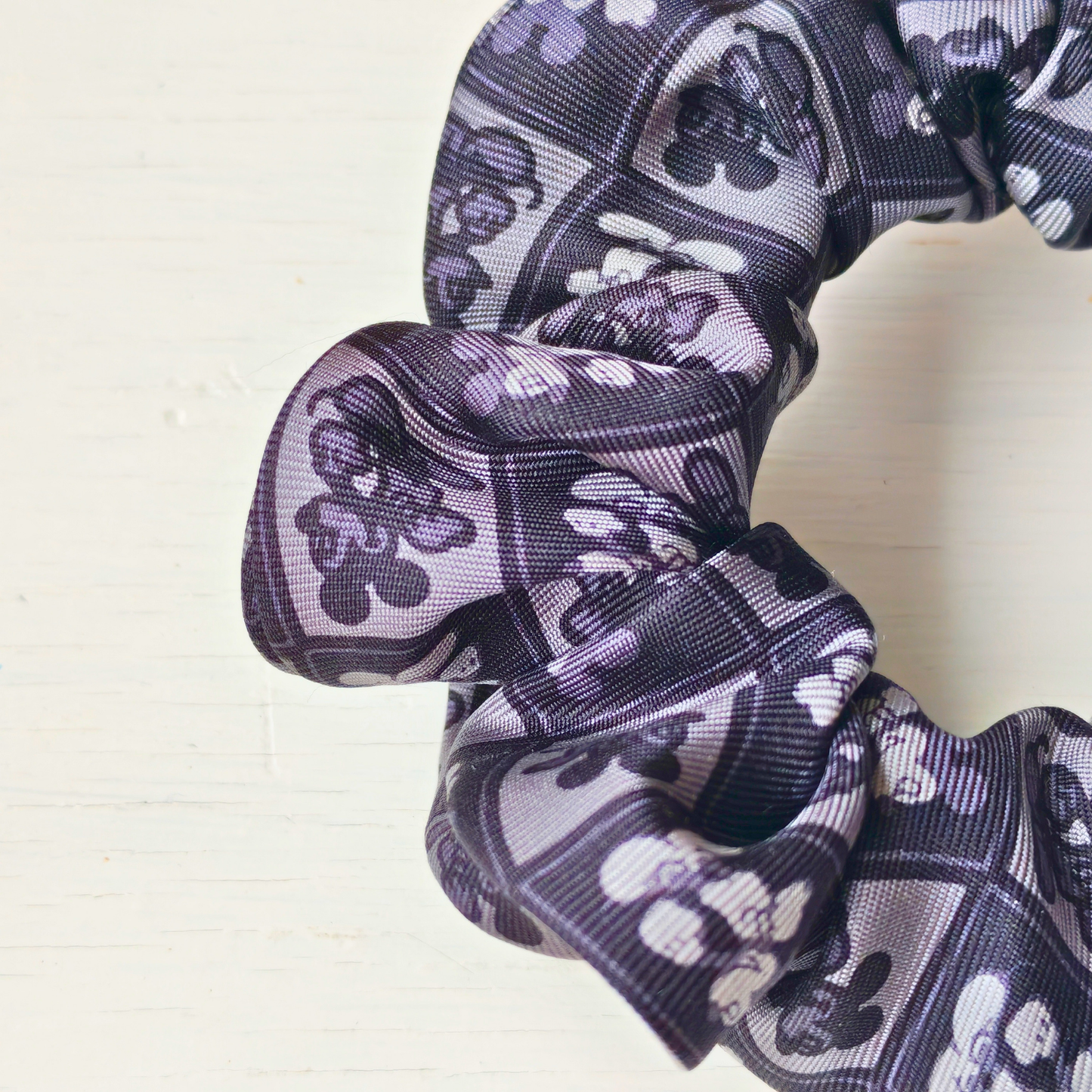 The Collector - Medium 100% Silk Scrunchie Upcycled