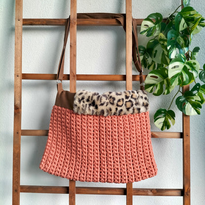 Tote Bag Leopard & Orange