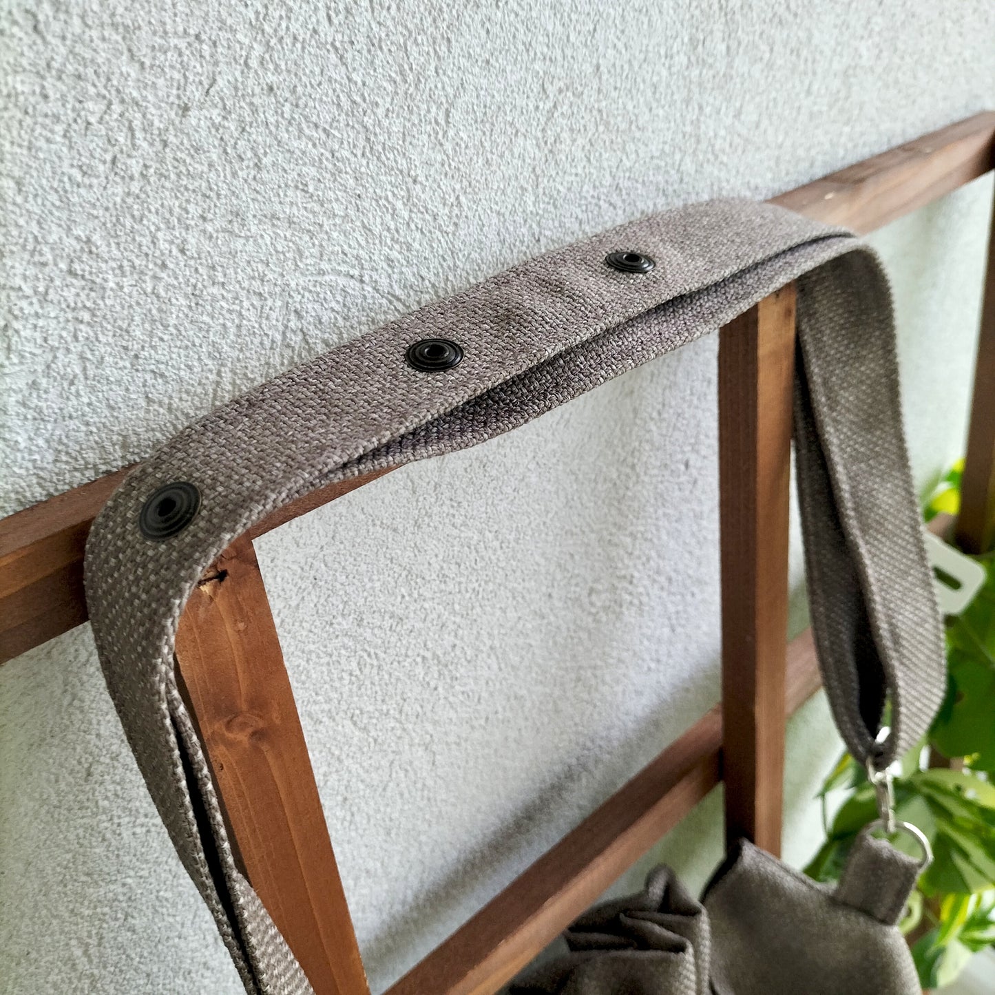 UPCYCLED Handmade Drawstring Backpack – Minimalist & Eco-Friendly Bag