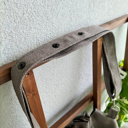 UPCYCLED Handmade Drawstring Backpack – Minimalist & Eco-Friendly Bag