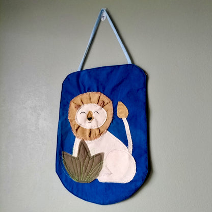 UPCYCLED Fabric Wall Decoration - Lion